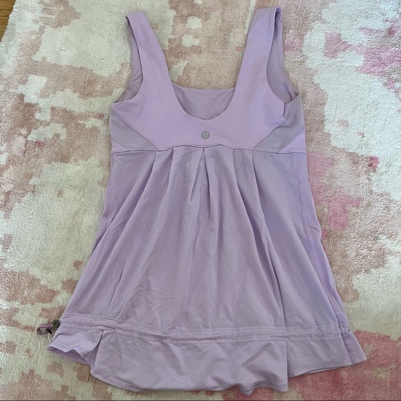 Lululemon Run: Tame Me Tank in Rose Quartz (Light Purple) Size 2 - Picture 3 of 6